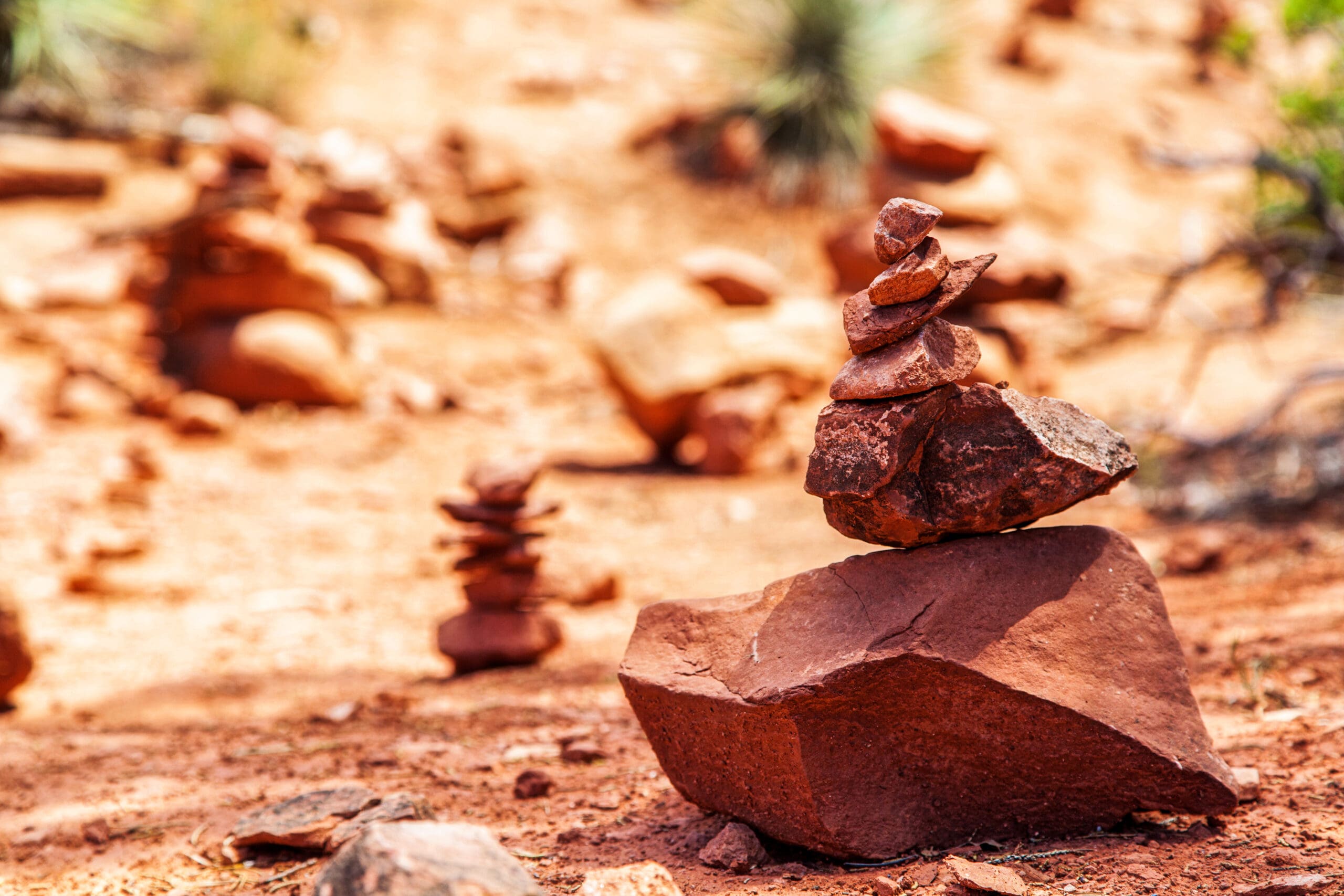 Rock Pile at Vortex in Sedona Arizona Tao living picture