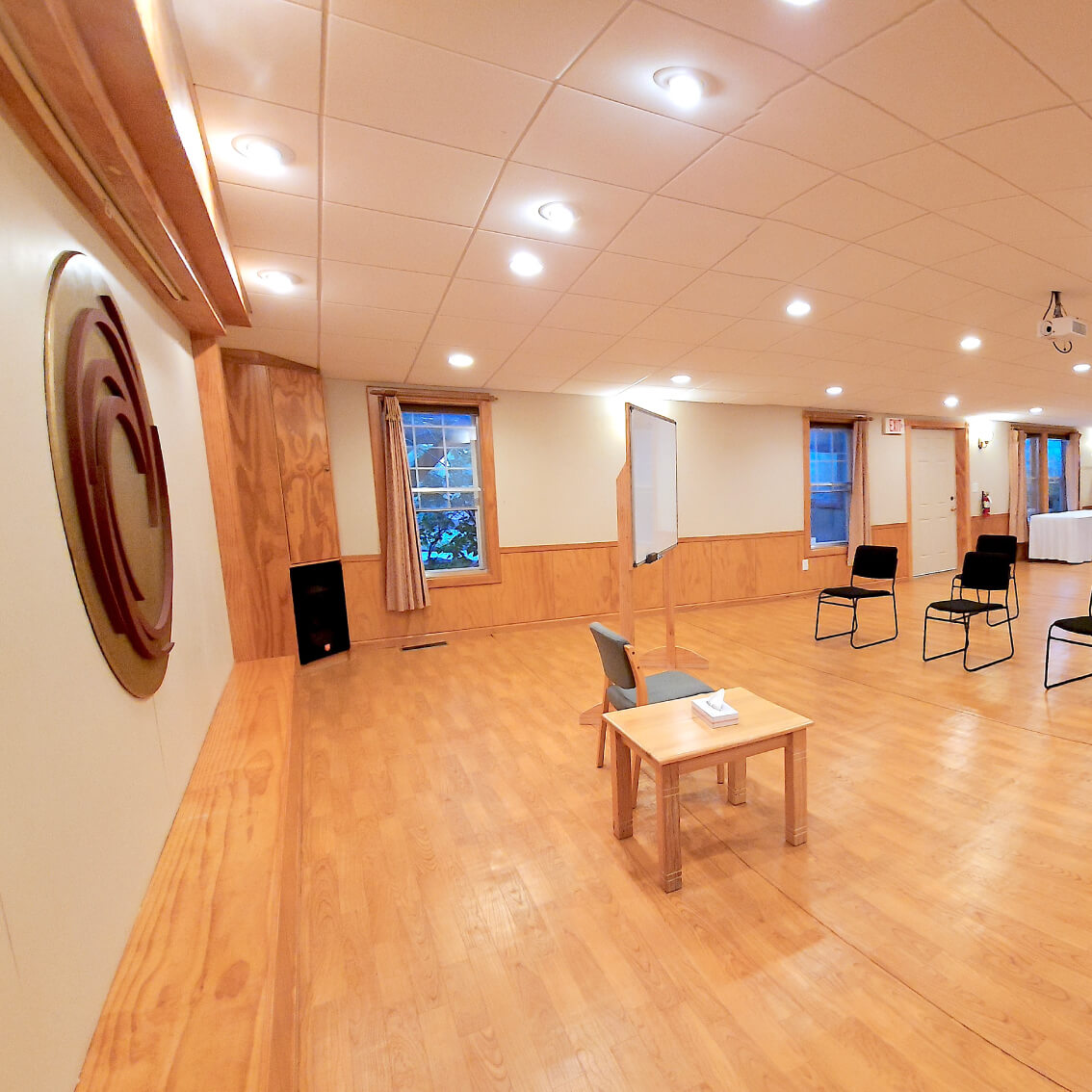 HSP Hall, a spacious and centrally located meeting room on campus.