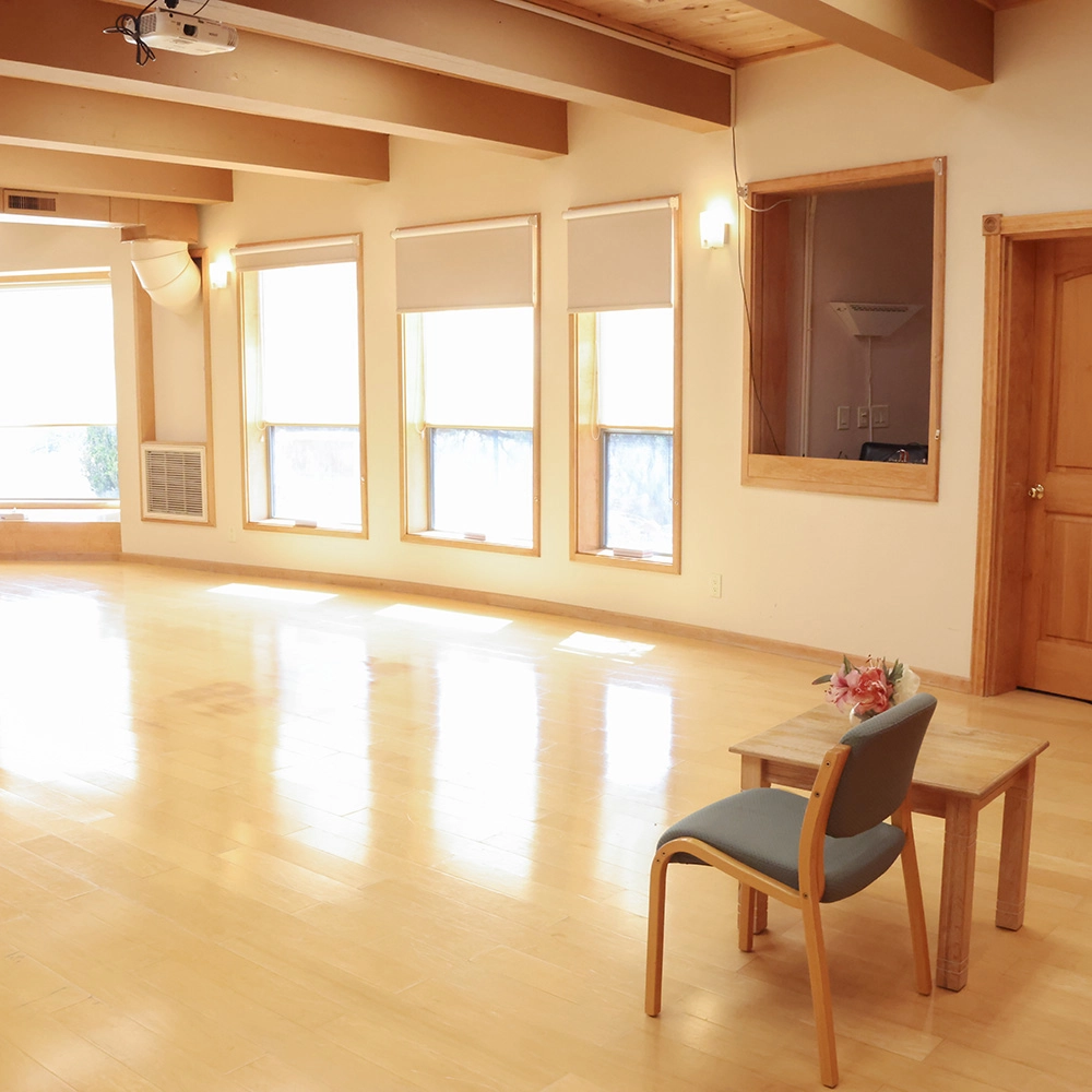 Arirang Room window light retreat space Sedona